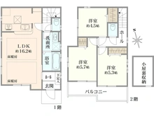 【東京都/杉並区高井戸西】杉並区高井戸西1丁目　新築戸建　1号棟 