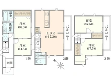 【神奈川県/横浜市港北区大倉山】大倉山4丁目　新築戸建　3号棟/全4棟 