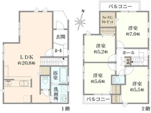 【神奈川県/逗子市桜山】逗子市桜山7丁目　新築戸建　1号棟(全3棟) 