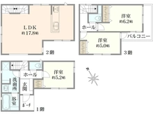 【神奈川県/茅ヶ崎市浜竹】茅ヶ崎市浜竹1丁目 新築戸建 3号棟/全5棟 