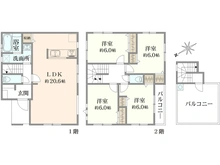 【神奈川県/茅ヶ崎市室田】茅ヶ崎市室田3丁目　新築戸建　2号棟/全6棟 