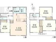 【神奈川県/横浜市栄区上郷町】栄区上郷町　新築戸建　E号棟/全5棟 