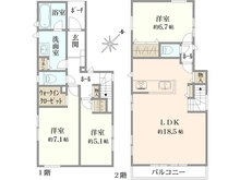 【神奈川県/横浜市港北区篠原町】港北区篠原町　新築戸建　1号棟 