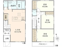 【神奈川県/横浜市青葉区荏田西】荏田西3丁目　新築戸建　2号棟 