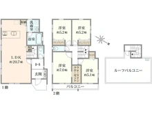 【神奈川県/横浜市青葉区元石川町】青葉区元石川町 新築戸建　4号棟 