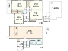 【神奈川県/横浜市都筑区東山田町】東山田町　新築戸建　1号棟 