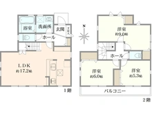 【東京都/小平市学園東町】新築戸建：小平市学園東町2丁目（1号棟） 