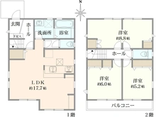 【東京都/小平市学園東町】新築戸建：小平市学園東町2丁目（2号棟） 