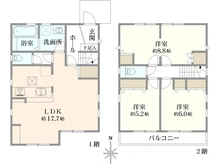 【東京都/小平市学園東町】新築戸建：小平市学園東町2丁目(3号棟） 