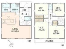 【東京都/小平市上水新町】新築戸建：小平市上水新町2丁目（全15棟 1号棟） 