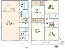 【東京都/小平市上水新町】新築戸建：小平市上水新町2丁目(全15棟 15号棟） 