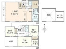 【東京都/小平市小川西町】小平市小川西町5丁目　新築戸建 