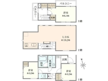 【東京都/杉並区天沼】天沼2丁目　新築戸建てA棟 