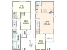 【東京都/杉並区阿佐谷北】杉並区阿佐谷北6丁目　新築戸建　1号棟 