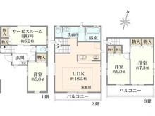 【東京都/世田谷区上北沢】世田谷区上北沢1丁目　新築戸建1号棟 