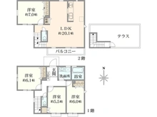 【東京都/世田谷区千歳台】世田谷区千歳台2丁目新築戸建て　2号棟 