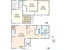 【東京都/世田谷区砧】世田谷区砧5丁目新築戸建　2号棟 