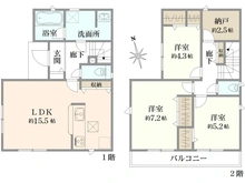 【東京都/世田谷区宇奈根】世田谷区宇奈根3丁目 新築戸建　1号棟 