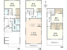 【東京都/府中市本町】府中市本町4丁目新築戸建（3号棟） 