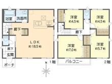 【神奈川県/横浜市神奈川区羽沢町】神奈川区羽沢町　新築戸建　3号棟/全6棟 