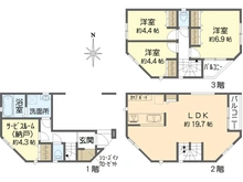 【神奈川県/横浜市旭区南希望が丘】旭区南希望ヶ丘　新築戸建　1号棟/全3棟 