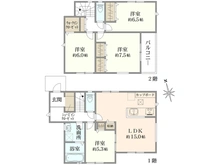 【神奈川県/横浜市戸塚区戸塚町】戸塚区戸塚町5期　新築戸建　1号棟/全2棟 