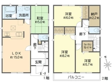 【神奈川県/横浜市戸塚区影取町】戸塚区影取町　新築戸建　5号棟/全9棟 