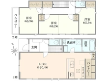 【神奈川県/横浜市青葉区松風台】青葉区松風台　新築戸建　PLAN1 