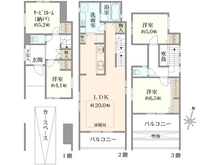 【東京都/江戸川区新堀】江戸川区新堀1丁目　3号棟 