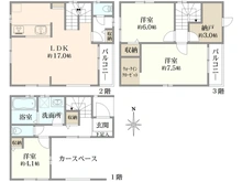 【埼玉県/朝霞市三原】朝霞市三原3丁目2号棟　新築戸建 