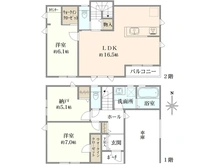 【東京都/足立区伊興】足立区伊興2丁目 新築戸建 B号棟 