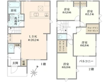 【埼玉県/草加市草加】草加市草加二丁目　新築戸建2号棟（草加7期） 