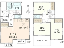 【東京都/足立区西伊興】足立区西伊興2丁目　中古戸建 