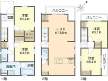 【千葉県/浦安市猫実】浦安市猫実1丁目　新築戸建　1号地 