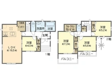 【千葉県/市川市曽谷】市川市曽谷1丁目新築戸建：2号棟 