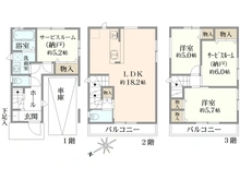 【埼玉県/蕨市南町】蕨市南町4丁目III　B号棟 