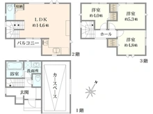 【神奈川県/川崎市川崎区貝塚】川崎区貝塚2丁目　新築戸建 