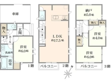 【神奈川県/横浜市鶴見区上末吉】横浜市鶴見区上末吉4丁目　新築戸建　2号棟 