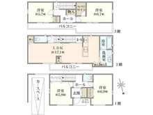 【大阪府/茨木市東太田】レクシア東太田二丁目　新築戸建 