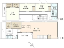 【大阪府/豊中市上野東】豊中市上野東三丁目　新築戸建　2号地 