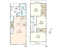 【大阪府/池田市旭丘】池田市旭丘三丁目　新築戸建　2号棟 