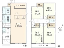 【東京都/練馬区石神井台】練馬区石神井台1丁目新築戸建・2号棟 