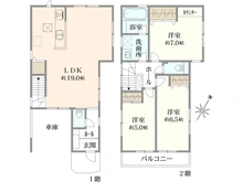 【東京都/八王子市散田町】八王子市散田町5丁目　新築戸建　1号棟 