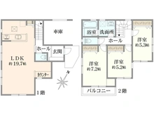 【東京都/八王子市散田町】八王子市散田町5丁目　新築戸建　5号棟 