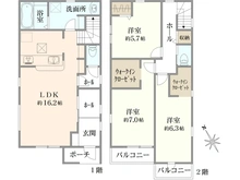 【東京都/日野市大字日野】日野市大字日野　新築戸建　2号棟 