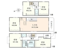 【東京都/昭島市拝島町】昭島市拝島町4丁目　新築戸建　B号棟 