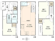 【東京都/北区田端】北区田端借地権付新築戸建B号棟 