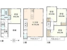 【神奈川県/横浜市神奈川区神大寺】FIORE片倉町IV　新築戸建15号棟/全15棟 