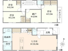 【神奈川県/横浜市中区本牧間門】中区本牧間門　新築戸建2号棟 