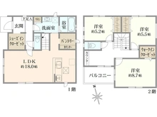 【埼玉県/川越市六軒町】川越市六軒町2丁目新築戸建て1号棟 